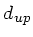 $ d_{up}$