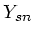 $ Y_{sn}$